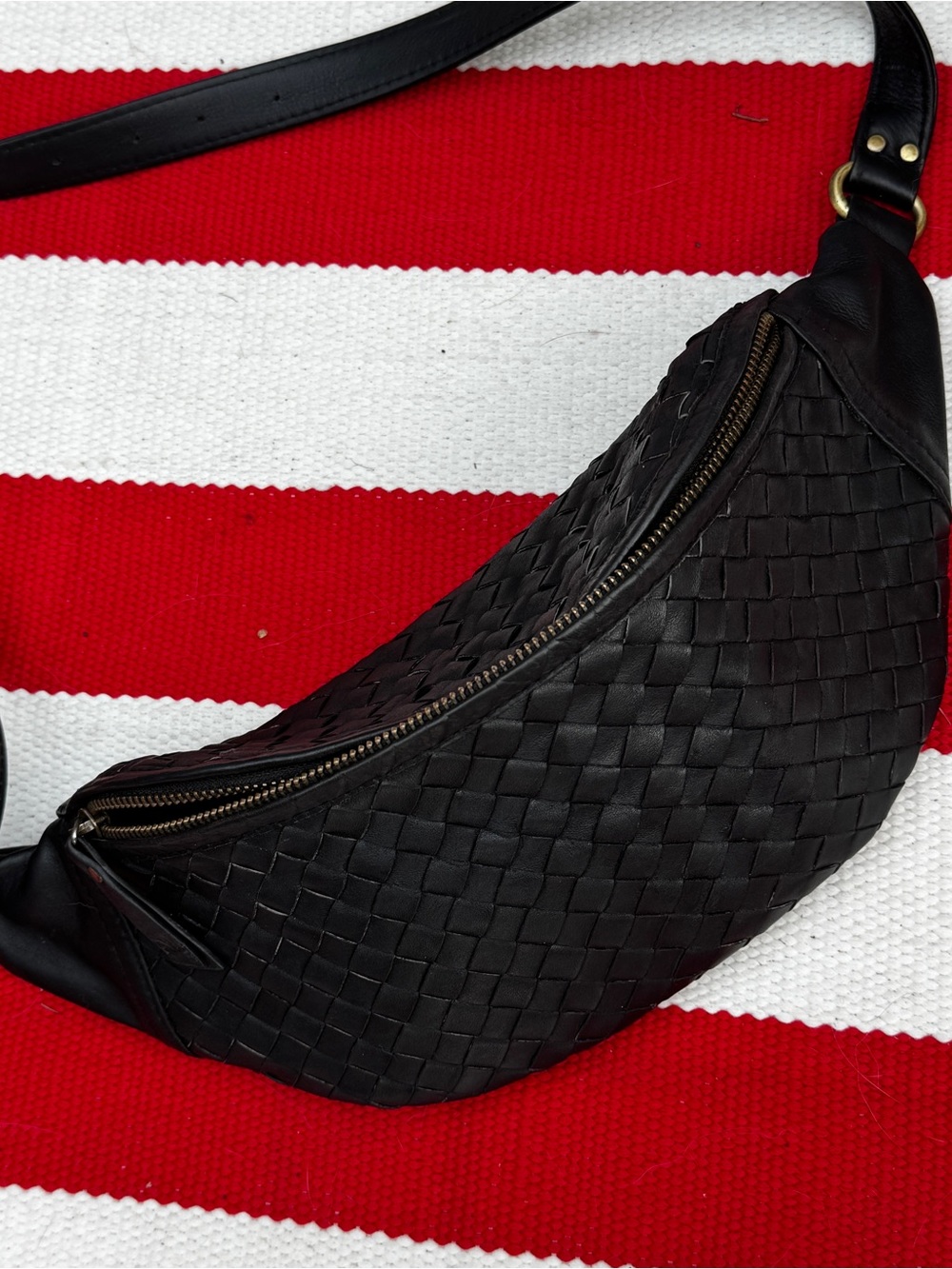 MANDRN Woven Atlas Crossbody Bag